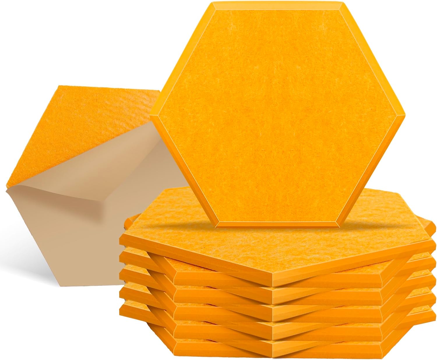 Eco-Friendly Formaldehyde-free Soundproof Wall Panels High Density Beveled Edge Sound Absorbing Panels