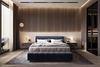 Flexible Modern Acoustic Fabric High Absorption Ceiling Straight Soundproof Wood Slat Wall Covering Panel