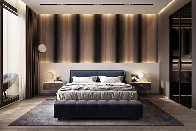 Soundproof Design Polyester Fiber Timber Slatted Noise Avoiding Wood Board Sound Absorbing Acoustic Panel