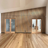Soundproofing Wooden Slats Wall Covering MDF Slatted Wood Veneer Pet Acoustic Panel