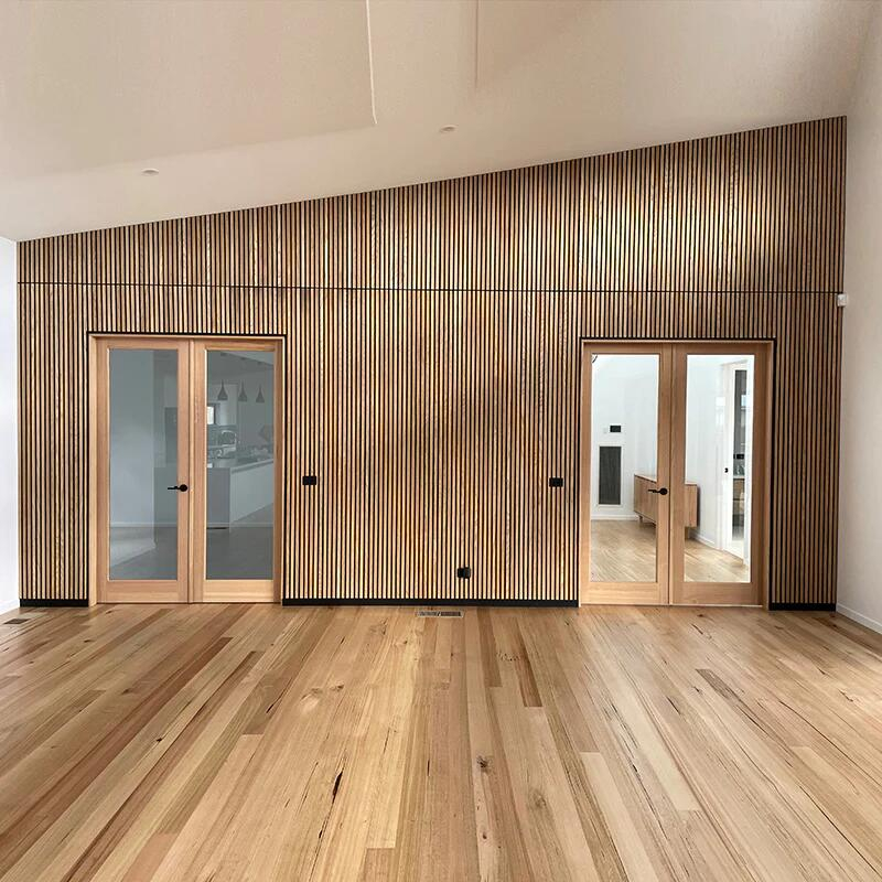 Akupanel Wood Wall Slat Ceiling Akupanel Sound Proof Wall Wooden Veneer Acoustic