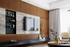 Contemporary Oak Flexible Natural Walnut Better Sound Absorption MDF Slat Wood Wall Panels