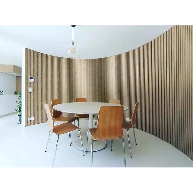 Wood Fiber Acoustic Board for Buidling Decoration Wooden Wall Decors 3d Acoustic Panels