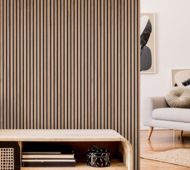 Custom Decorative Custom Soundproofing Wood Veneer Slats