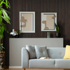 European Basic Eco-Friendly Polyester Fiber Soundproofing Slat Wooden Wall Acoustic Panel