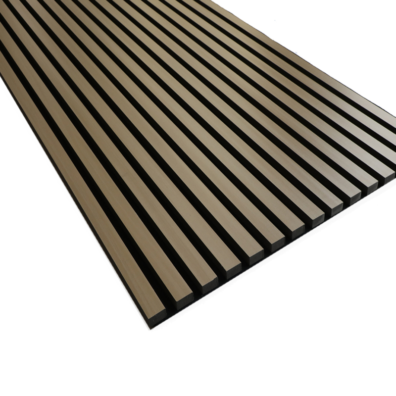 Interior Decoration MDF Natural Wood Veneer Soundproof Sound Reduction Acoustic Panel