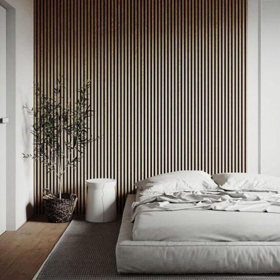 Akupanel Wood Wool Veneer Slats Ceiling Akupanel Acoustic Panel Wooden Sound Proof Acoustic Panels akustik panel