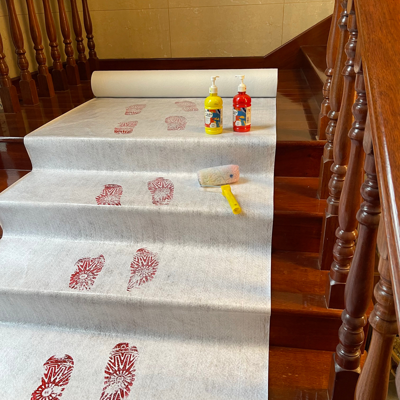 paint mat floor protection felt pad fleece painter
