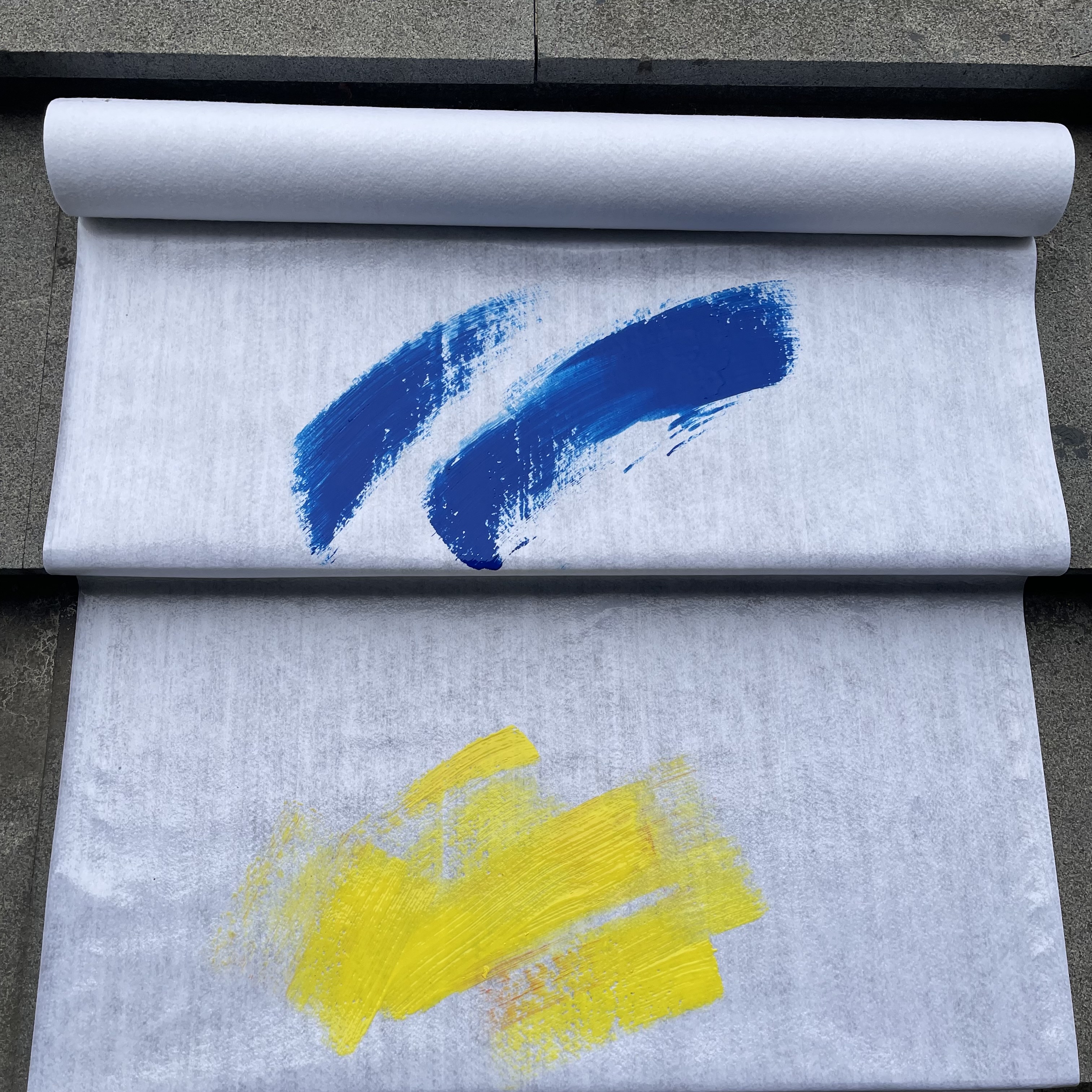 160gr 1x50m Self Adhesive Anti Slip Paint Proof Floor Protection Painter Felt Cover Sheet