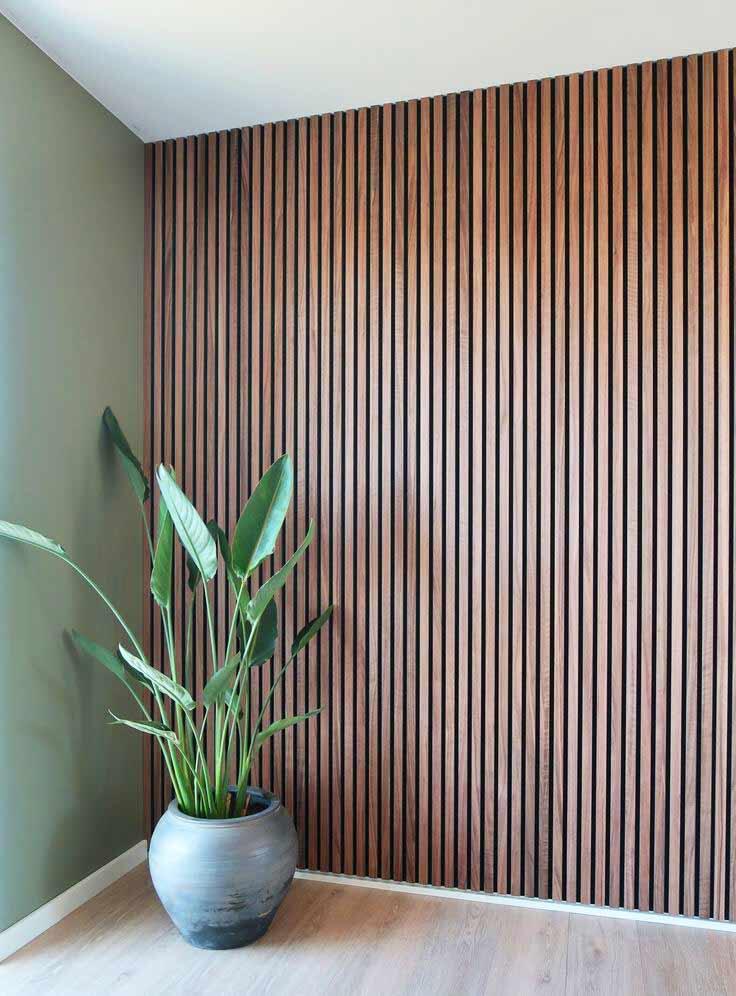 Noise Absorbing Eco Wooden Veneer MDF Slats Slatted Timber Acoustic Panels Pet Felt Backing for Walling and Ceiling