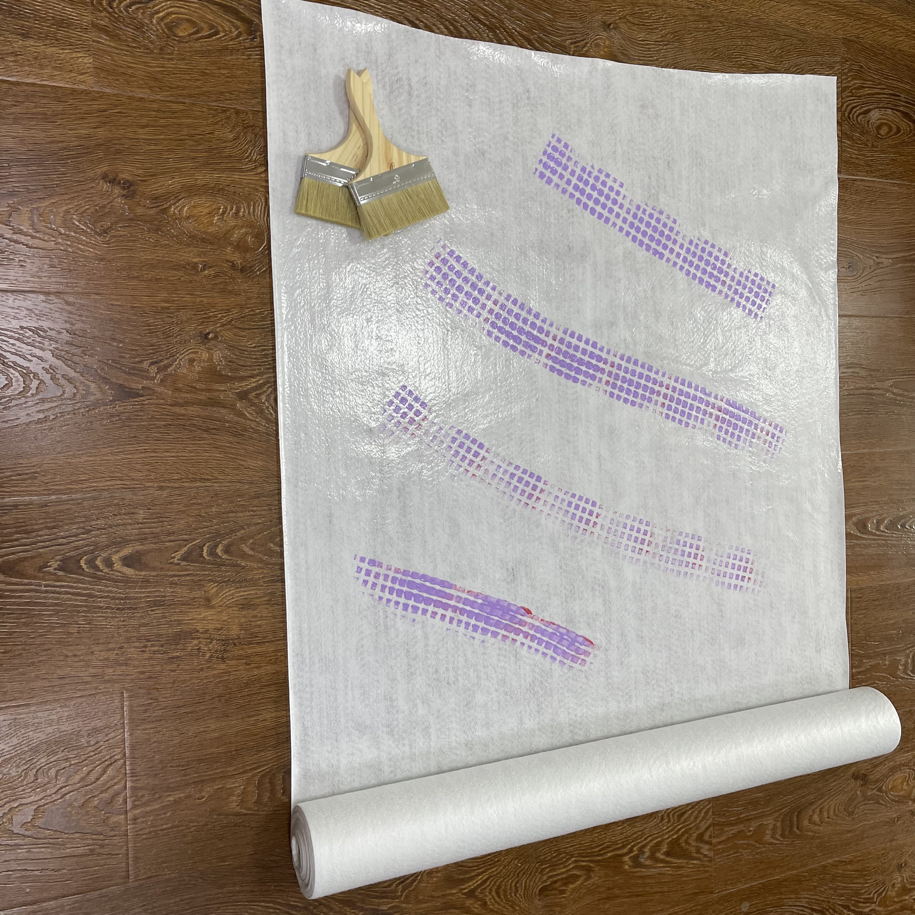 Adhesive Backed Felt Polyester Spunbond Nonwoven Fabric Floor Protection Fleece