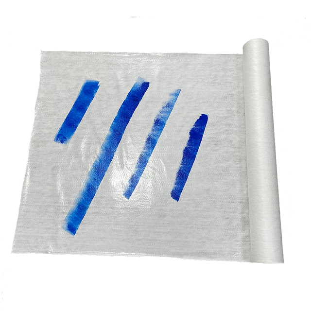 Polyester Spunbond Nonwoven Fabric Self Adhesive Felt White Sticky Felt