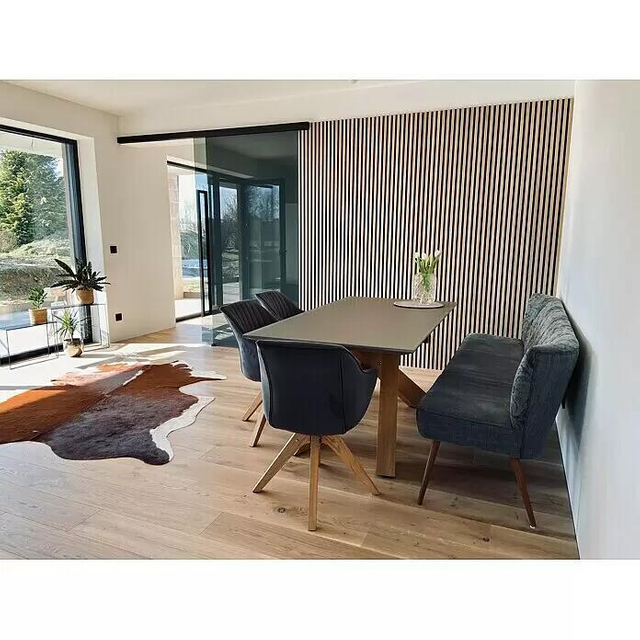 Wooden Acoustic Panels Professional Wood Veneer Wood Wall Decoration Acoustic Ceiling Panels