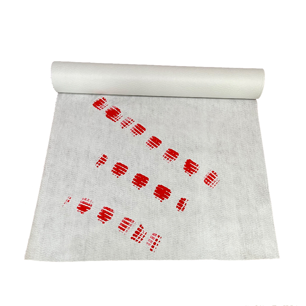 White sticky polyester painter felt protective glue sticky floor felt fleece nonwoven fabric paint felt