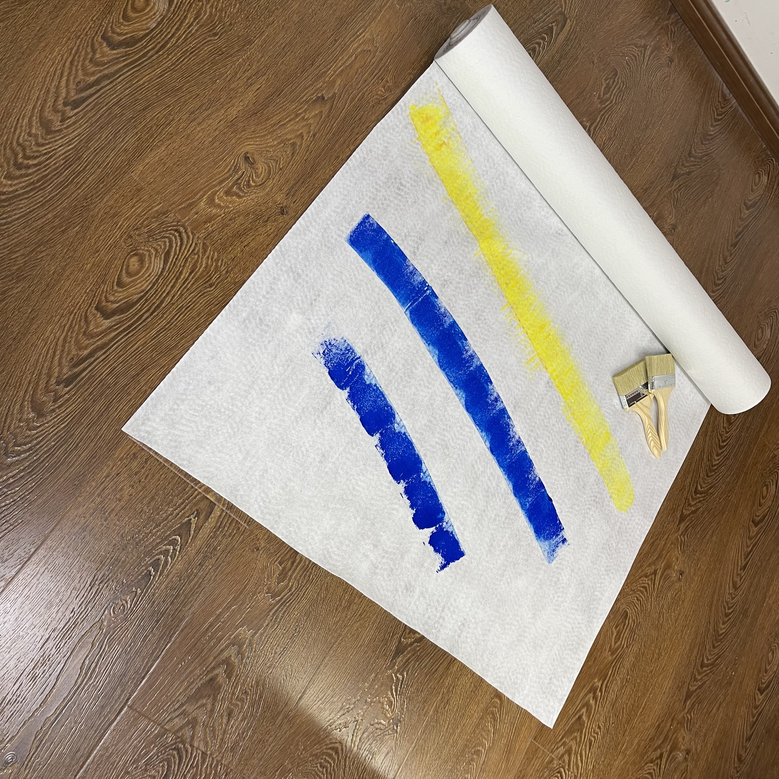 Floor Protection Absorbent Spray Painter Felt Felt Sticky Sheets Adhesiveness Sticky Tile Mat