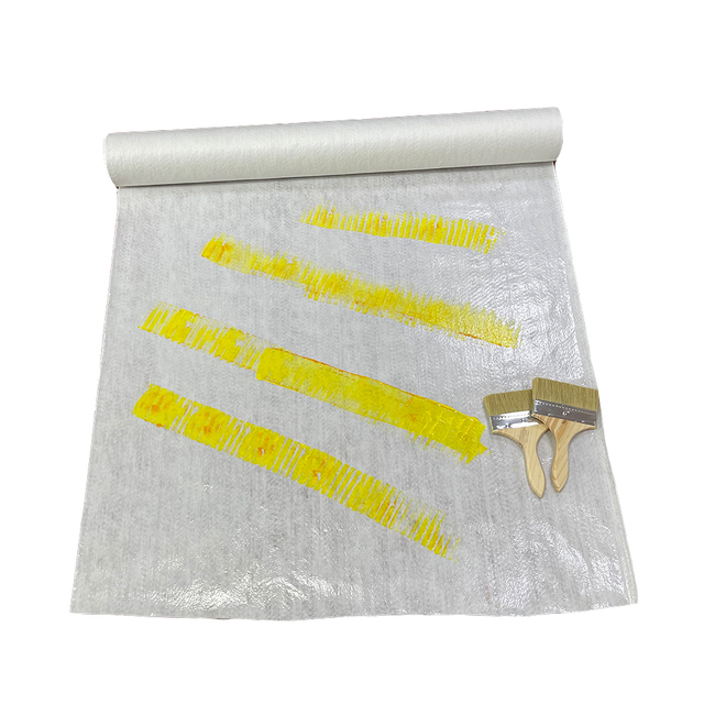 Floorliner Polyester Needle Felt with PE Coating White Glue Sticky Tile Mat Adhesive Felt