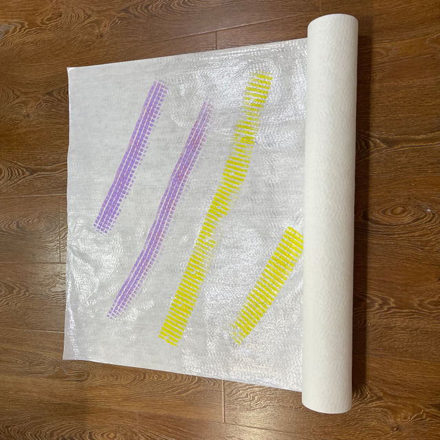 Adhesive Backed Felt Polyester Spunbond Nonwoven Fabric Floor Protection Fleece