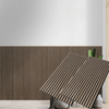 Hot Sale Interior Decorative Polyester Material Slat Wood Panels Fluted Wall Panel