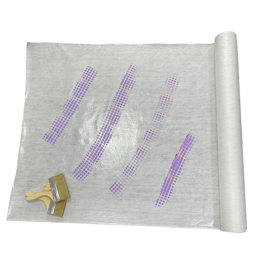 Sticky Felt Fabric Self Adhesive Fleece Pe Coating Felt Nonwoven Fabric Paint Felt