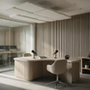 Modern 2400mm Wood Slat Acoustic Panel Customized Color for TV Background Wall 