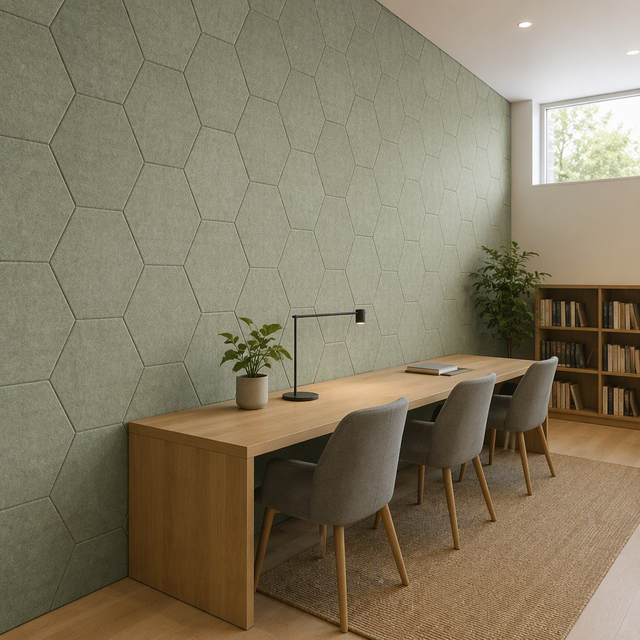 Aesthetic Polyester Acoustic Panel Sound Insulation Board for Commercial Space