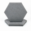 Decorative Polyester Fiber Acoustic Wall Panel Hexagon Sound Absorbing Tile