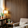 Easy-Install Wood Slat Acoustic Panels | Commercial Grade Sound-Absorbing Decorative Wall Panels for Studio and Office