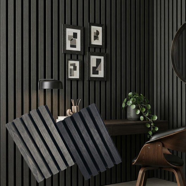 Eco-Friendly Wood Slat Acoustic Panel | Premium Soundproofing Wall & Ceiling Panel for Modern Commercial and Residential Interiors