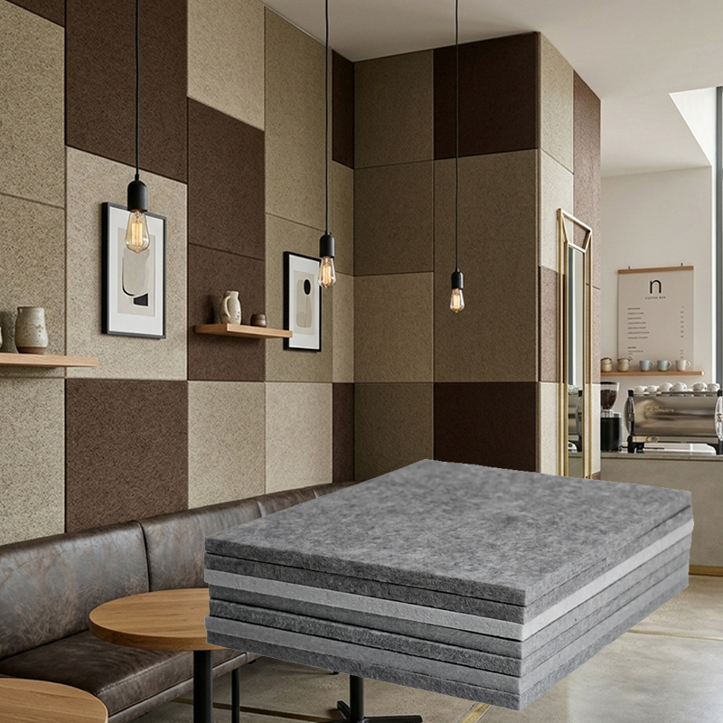 High Density Polyester Acoustic Panels & Eco Friendly Sound Absorbing Wall Boards for Effective Noise Reduction & Interior Decoration