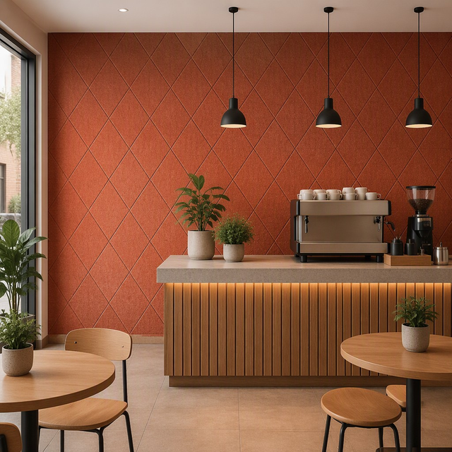 Sustainable Polyester Acoustic Panel Sound Absorbing Wall Paneling For Office And Studio Decoration
