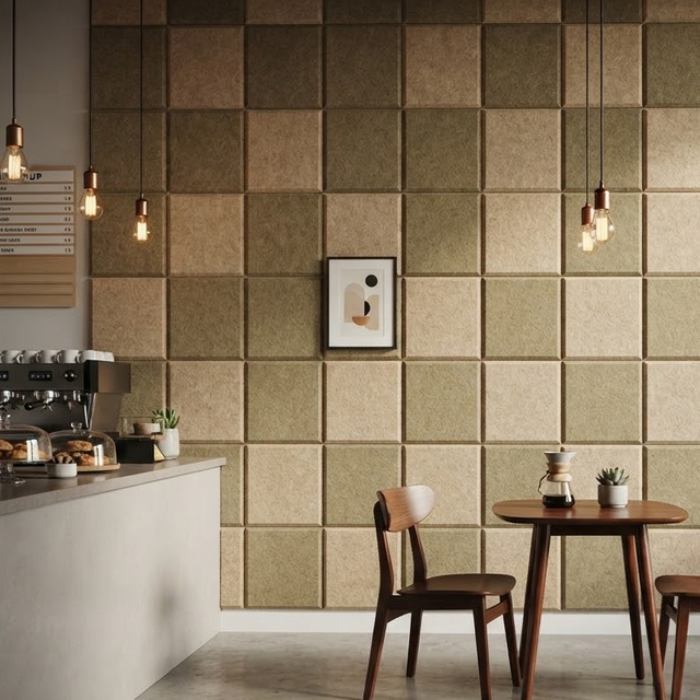 Eco Friendly Polyester Acoustic Panel Soundproof Wall Board for Interior Decoration