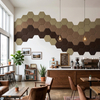 Decorative Polyester Fiber Acoustic Wall Panel Hexagon Sound Absorbing Tile