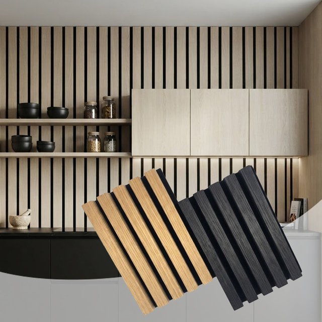 High-Performance Wood Slat Acoustic Panel | Architectural Sound Insulation Wall Panel for Interior Design and Noise Reduction